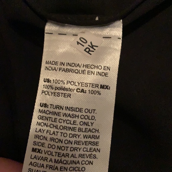 3. Chico’s Black Blouse with Gold Beading on Sleeves - Picture 11 of 11